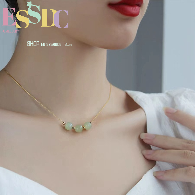 三生三世転運ビーズネックレス 天然ホータン翡翠ペンダント シ - Luxury Lifestyle Niche のレビューと価格